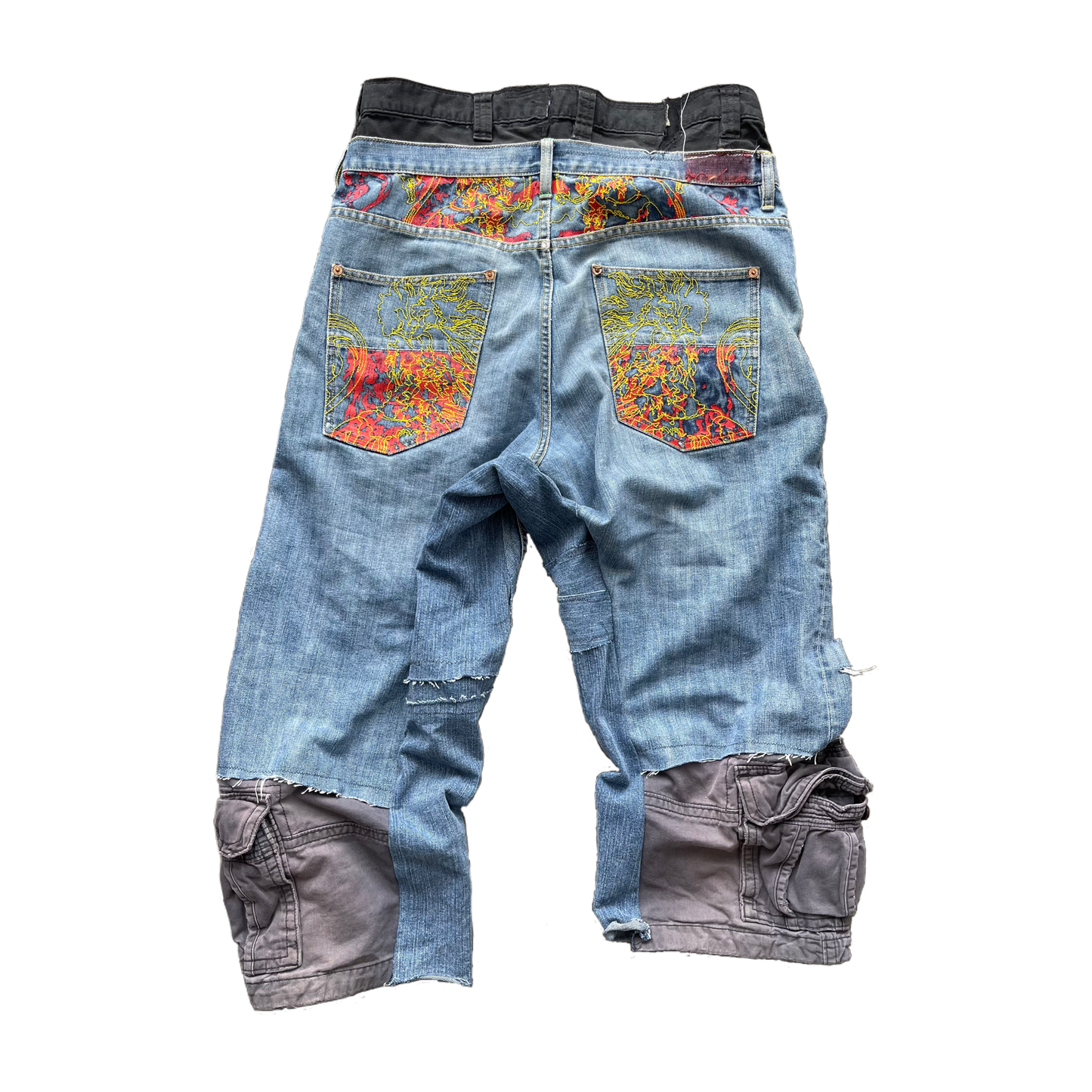 REWORKED SEAN JEAN DOUBLE WAISTED JEANS